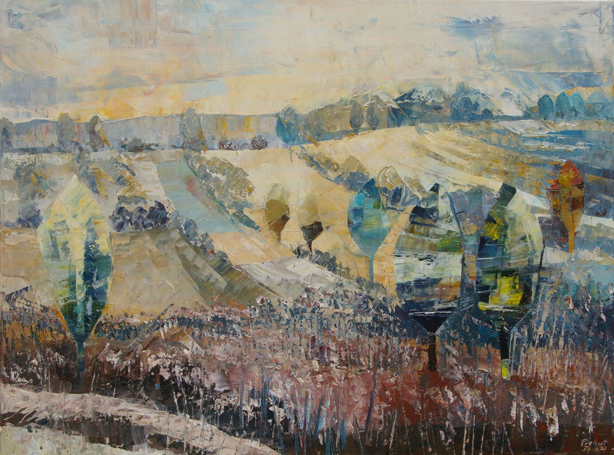 Dariusz Piekut: Roztoczańska Bajka 90 | akryl, płótno, 60 x 80 cm. | 2019